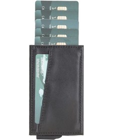 Resim Mondello Magic Deri Kartlık Rst1 Siyah 