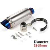 Resim Mufunye 38-51mm Evrensel Motosiklet Egzoz Borusu Kuyruk Tamiri Egzoz Susturucusu Motosikletler Atv'ler İçin Uygundur Tgsxıf 