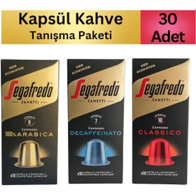 Resim Segafredo Zanetti Kapsül Tanışma Seti (Nespresso Uyumlu) 30 Adet 