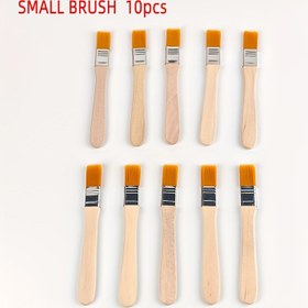 Resim 10 adet Naylon Kıllı Yağlıboya Fırçaları, BBQ Büyük Orta Küçük Boya Kılı Fırçalar, Sanat Kalemi Fırçası Naylon Fırçalar, Araç Fırçaları, Izgara Fırçası, Palet Fırçası, Boya Fırçası, Toz Temizleme Fırçası, Sanat Kalemi Fırçası, Bilgisayar Klavyesi Fırçası, Sanat için Uygun Küçük Kıl Fırça, Suluboya, Akrilik, Yağlıboya, Duvar Resmi Dekorasyonu, Elektronik ve PCB Temizlik ve Tamir Araçları, Ahşap Saplı Naylon Palet Fırça Seti - İnce Detay İşleri için İdeal Çok Fonksiyonlu Hassas Araçlar 