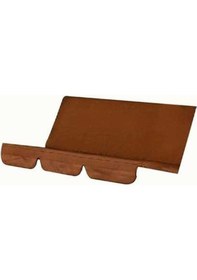 Resim Primepickings Üç Koltuklu Bahçe Salıncısı İçin Su Geçirmez, Solmayan Polyester Koltuk Örtüsü Kahve Renkli Kahve Kahve 