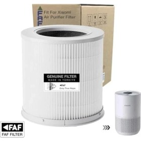 Resim Storemax Faf Fresh Air Filter /_xiaomi Smart Purifier 4 Kompakt Filtre ile Uyumlu 360 Cam Yeni Formullü Filtre Ø174XH174MM 4 Compact Filtre (Beyaz Natural) 