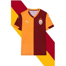 Resim Galatasaray Puma 2025/2026 Çocuk İç Saha Parçalı Taraftar Forma Kırmızı 