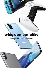 Resim UGREEN 2.0 USB-A & USB-C Örgülü Şarj ve Data Kablosu, 1 Metre, Siyah, 60126 