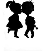 Resim kitchengenie ÖZEL sticker Sevgiliye Özel siyah 18*20 