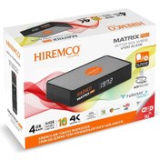 Resim Hiremco Matrix Pro Settop Box Hybrid 4k Android Uydu Alıcısı Allwinner H616 4 Çekirdek ARM Cortex -A53 + DDR3 4 GB Ram + EMMC 64 GB Flash ( Dahili Hafıza ) + Wif...