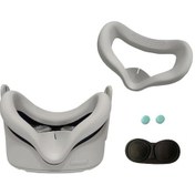 Resim Pazly Oculus Quest 2 Vr Toz Geçirmez Kılıf, Lens Kapağı, Kol - Açık Gri Açık Gri 
