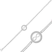 Resim Silver Infinity Women's Bracelet 