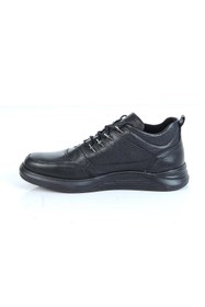 Resim Dropland 8624 Siyah Milano %100 Deri Erkek Bot 