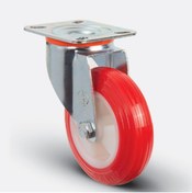 Resim Badem10 Emes Em 01 Zkp 100 Döner Tablalı Teker 100x30 Mm 110 Kg 