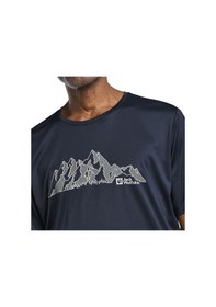 Resim Jack Wolfskın Jack Wolfskin Peak Graphic T Erkek Tişört T0270 Çok Renkli 