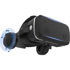 Resim VR SHINECON SCG15E Sanal Gerçeklik Gözlükleri 4.7-7 Inç Cep Telefonları Için Stereo Kulaklıklı - Siyah 