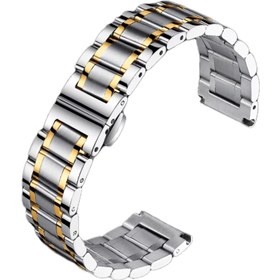 Resim 1 adet Paslanmaz Çelik Saat Kayışı, Saat Aksesuarı 