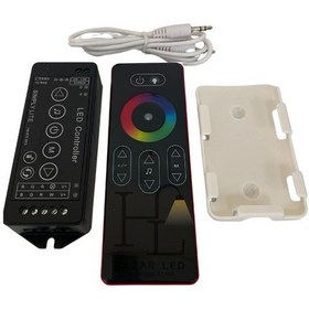 Resim 12-24 Volt 18 Amper Rgbw Touch Dokunmatik Led Kontrol Cihazı Ses Ve Müzik Kumandası 