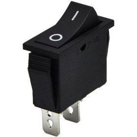 Resim Tekli Dar Işıksız Anahtar Siyah 2p - 10 Adet 