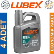 Resim Lubex Mitras Mt Ep 90 Şanzıman Asansör Dişli Yağı 4 x 3 L 