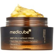 Resim Medicube deep vita c capsule cream - leke karşıtı ve parlatıcı 5 çeşit c vitaminli kapsül krem 55gr 