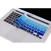 Resim Mcstorey Macbook Air Pro Klavye Koruyucu (US TO TR) Ombre (ESKİ USB’Lİ MODEL 2008/2017 YILI) Ile Uyumlu 