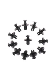 Resim Ccgloball 100 Adet 8mm Delik Kapı Perçin Plastik Klip Bağlantı Elemanları Arabalar Astarlı Kapak Diken Perçin Jessica 