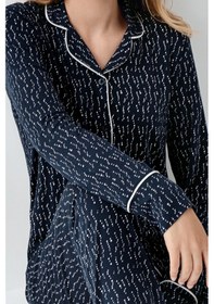 Resim Arnetta Kadın Lacivert Gömlek Pijama Ar3430-s-v1 Lacivert 