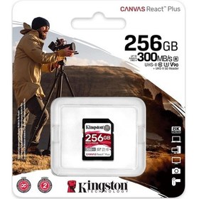 Resim Kingston Canvas React Plus SDR2/256GB SDXC UHS-II 256 GB Hafıza Kartı 