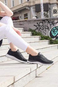 Resim Jump 29920 Siyah - Beyaz Kadın Sneaker Günlük Spor Ayakkabı 