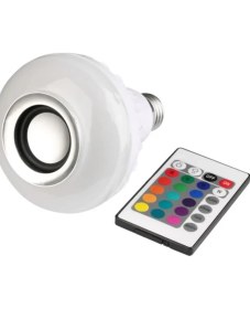Resim Mobee Bluetooth LED Ampul 1-10W RGB E27 - Uzaktan Kumandalı, Hoparlör ve MP3 Çalar Özellikli Akıllı RGB Lamba 
