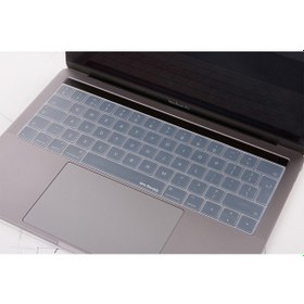 Resim Apple Uyumlu MacBook Pro Klavye Koruyucu Uk-eu İngilizce Touchbarlı A1706 A1989 A2159 A1707 A1990 İle Şeffaf 