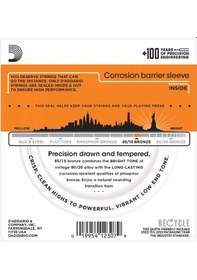 Resim D'addario Ez900 85/15 Bronze Akustik Gitar Teli 10-50 