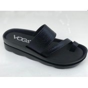 Resim Voga 1740 Siyah Çatlak Comfort Casual Bayan Terlik 001 