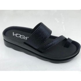 Resim Voga 1740 Siyah Çatlak Comfort Casual Bayan Terlik 001 