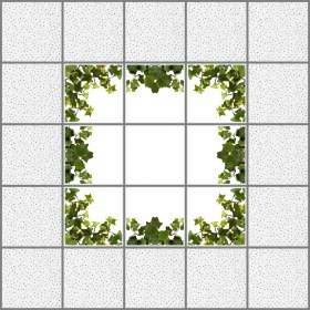 Resim Gök Panel 60 x 60 LED Panel Aydınlatma Desenli 3x3 9'lu Grup 46511021SA 