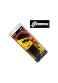 Resim Bondhus 10937 Bombe Başlı İnç Allen Anahtar Takımı 13 Parça - Usa 