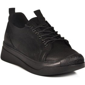 Resim Venüs 2551701k Z Siyah Nubuk Hakiki Deri Kadın Günlük Ayakkabı Siyah Nubuk 