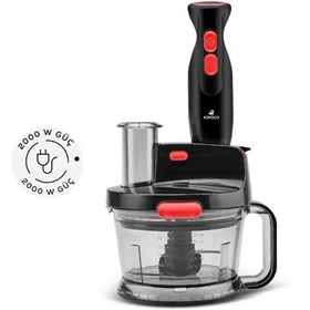 Resim Karaca Pro-Multimax Mutfak Robotu 2000 W Siyah 