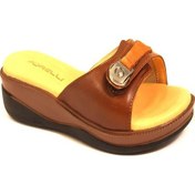 Resim Forelli 53302 Kadın Terlik - Taba-taba Taba 