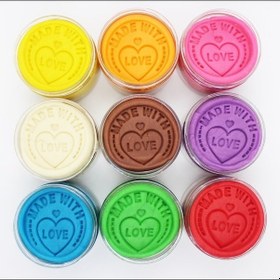 Resim Childgen Play Dough Oyun Hamuru 9'Lu Küçük Boy Set 150Gr X 9 