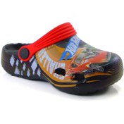 Resim Gezer Hot Wheels Erkek Çocuk Plaj Havuz Banyo Bahçe Terlik Crocs Sandalet 