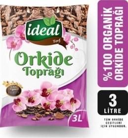 Resim Orkide Toprağı 3 Litre Kök Çürütmeyen, Hava Geçirgen Özel Orkide Harcı Canlı Ve Sağlıklı Orkideler 3 