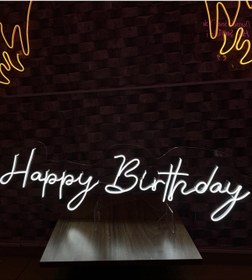Resim BİZ BU İŞİN KEYİF KISMINDAYIZ Happy Birthday Yazılı Neon Tabela 