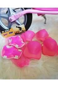 Resim Sevimle Store Çocuk Bisiklet Scooter Dizlik Dirseklik Korucu Eldiven Bisiklet Scooter Koruyucu Set Ekipman, Pembe 
