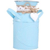 Resim Yeni 1 Adet Mini Metal Saksı 