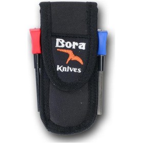 Resim Bora Cordura Kitli Küçük Çakı Kılıfı Siyah 