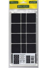 Resim Pacific 6040 Bl Yapışkanlı Keçe 40 Mm X 40 Mm Siyah 