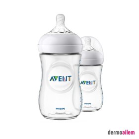 Resim Philips Avent Natural Pp Biberon 2'li 260 ml 1+Ay 