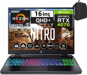 Resim Nitro V16 ANV16-42 Amd R7 8845HS Aı 48GB DDR5 1TB SSD 8GB/RTX4070 Windows 11HOME 16" 165Hz Wqxga IPS WNHQSLEY00130 