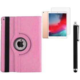 Resim Kupa Uyumlu Ipad 6.nesil Air 2 Standlı Deri Tablet Kılıfı + Ekran Koruyucu + Kalem 