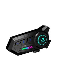 Resim X3 Motor Kask Kulaklık Rgb Modlu Su Geçirmez 5.3 Bluetooth Interc 