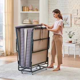 Resim Yataş Flexbed Katlanabilir Somya Yatak Tek Kişilik 90 x 200 cm 