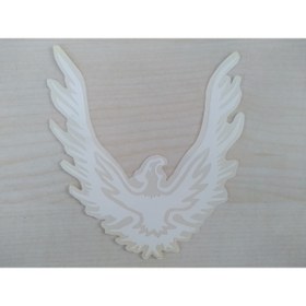 Resim DNZSM KARTAL STİCKER BEYAZ 10,5x9,5cm (2ADET FİYATI) EAGLE STİCKER, KARTAL ETİKETİ, KARTAL ÇIKARTMASI 